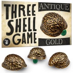 Antique Golden Thee Shell Game - Magic Makers