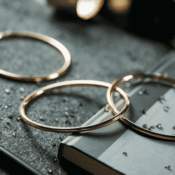 10cm Linking Rings - Gold