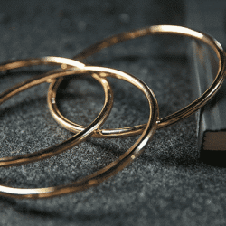 10cm Linking Rings - Gold