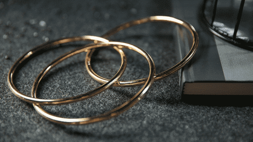 10cm Linking Rings - Gold