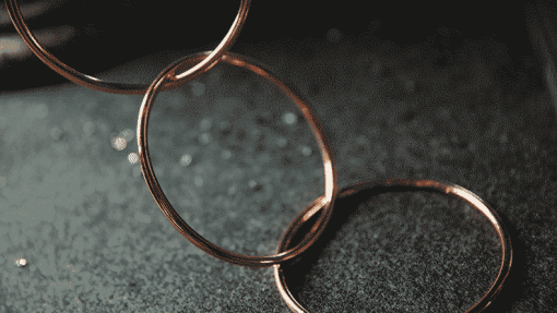 10cm Linking Rings - Rose Gold