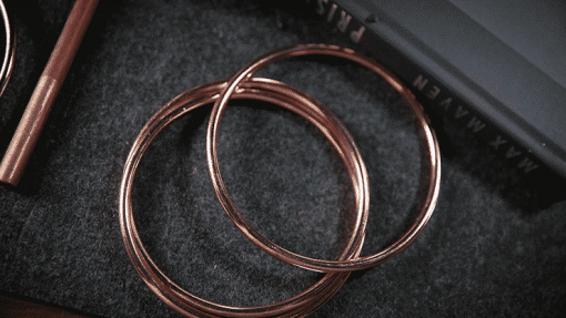 10cm Linking Rings - Rose Gold