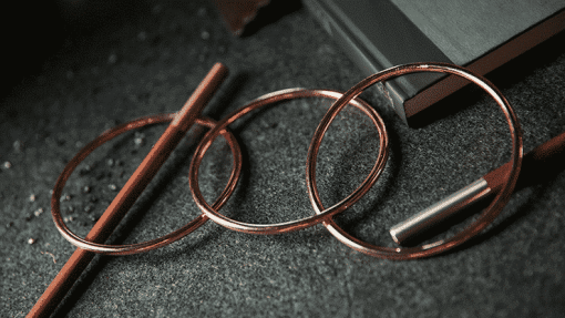 10cm Linking Rings - Rose Gold