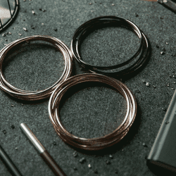 10cm Linking Rings - Space Grey