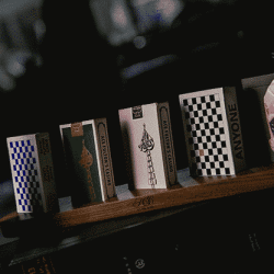 Wooden Sideways Playing Cards Display