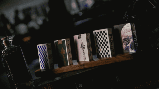 Wooden Sideways Playing Cards Display