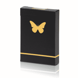 Butterfly Playing Cards Marked (Black and Gold) Limited Edition