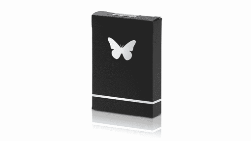 Butterfly Playing Cards Marked (Black and Silver) Limited Edition