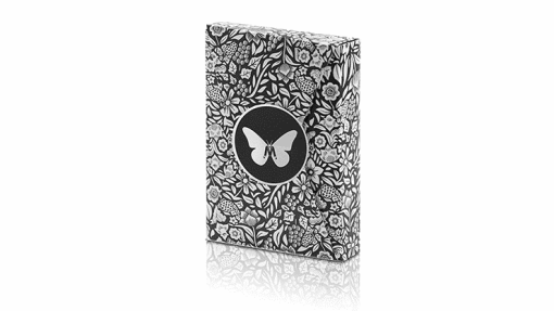 Butterfly Playing Cards Marked (Black and Silver) Limited Edition