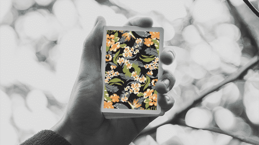 Limited Edtion Black Flora Playing Cards - Paula Robaia