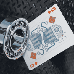 Bicycle Robot Playing Cards