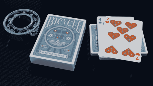 Bicycle Robot Playing Cards