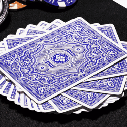 Blue Cohorts (Luxury-pressed E7) Playing Cards