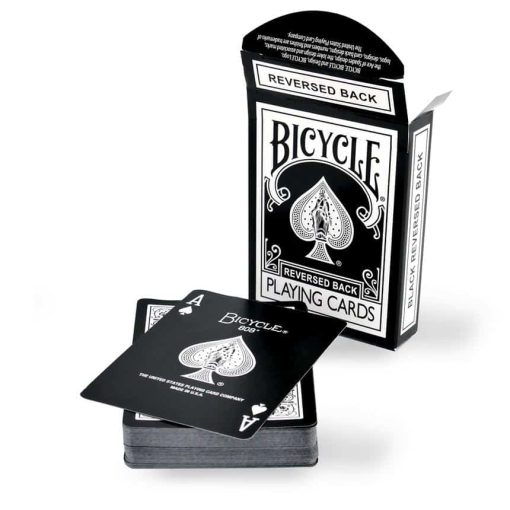 Reversed Back Bicycle Deck - Black 