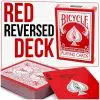 Reversed Back Bicycle Deck - Red