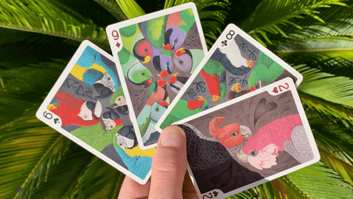 Bicycle Extinct Parrot Playing Cards