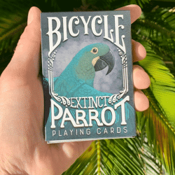 Bicycle Extinct Parrot Playing Cards