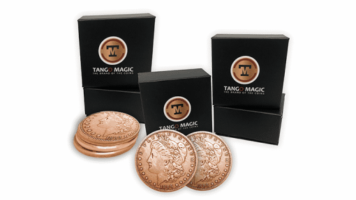 Copper Morgan Expanded Shell plus 4 four Regular Coins - Tango Magic