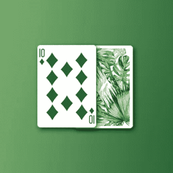 Monstera (Green) Playing Cards