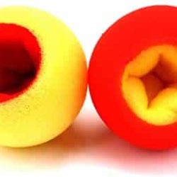 Color Changing Sponge Balls / Red Yellow