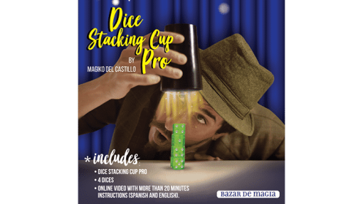 Dice Stacking Cup + Dices Pro - Bazar de Magia