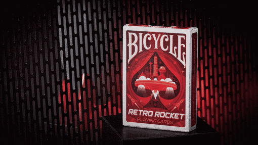 Retro Rocket Playing Cards