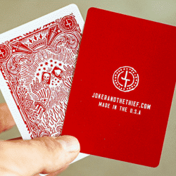 Blood Red Edition V3 Playing Cards - Joker and the Thief