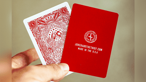 Blood Red Edition V3 Playing Cards - Joker and the Thief