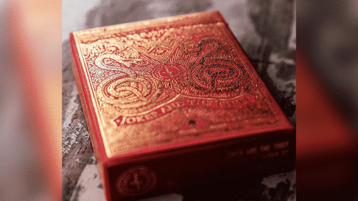 Blood Red Edition V3 Playing Cards - Joker and the Thief