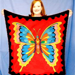 Zijden Doek Butterfly 85 cm