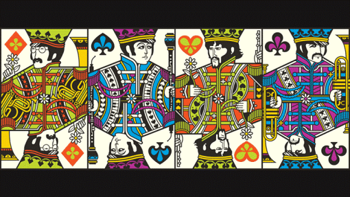 The Beatles Playing Cards / Blue- theory11