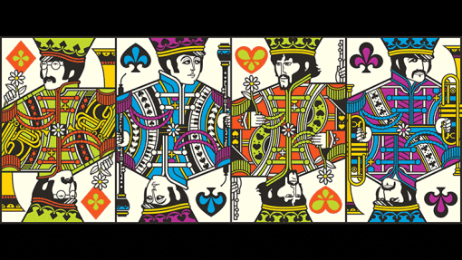 The Beatles Playing Cards / Blue- theory11