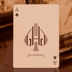 Hollingworth Playing Cards (Burgundy)