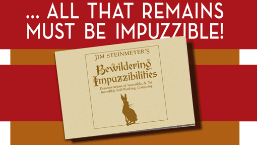 Bewildering Impuzzibilities - Jim Steinmeyer