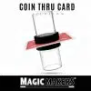 Magic Coin Thru Card Illusion - Magic Makers