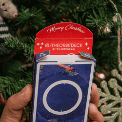 Orbit Christmas Playing Cards