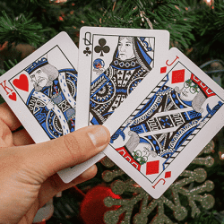 Orbit Christmas Playing Cards