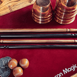 Wooden wand PRO (Standard Brown) by Harry He & Bacon Magic