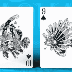 Aqua Species Playing Cards