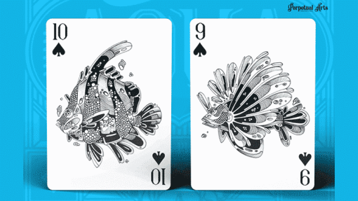 Aqua Species Playing Cards