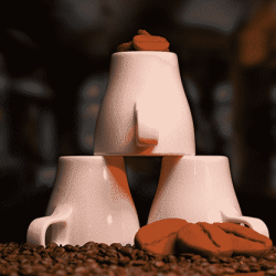 Amazing Coffee Cups and Beans - VULPINE Creations