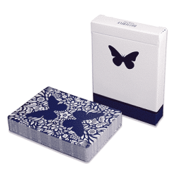 Butterfly Playing Cards Marked (Blue) 3rd Edition - Ondrej Psenicka