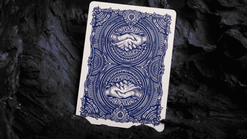 Deal with the Devil Cobalt Blue - Darkside Playing Card Co