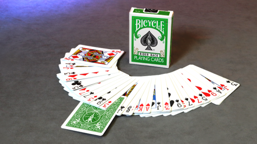 Invisible Deck Bicycle (Green)