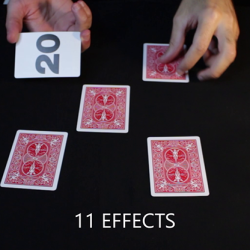 Bicycle Special ESP RED Playing Cards (plus 15 Online Effects)