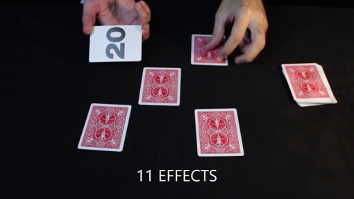 Bicycle Special ESP RED Playing Cards (plus 15 Online Effects)