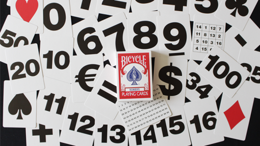 Bicycle Special ESP RED Playing Cards (plus 15 Online Effects)