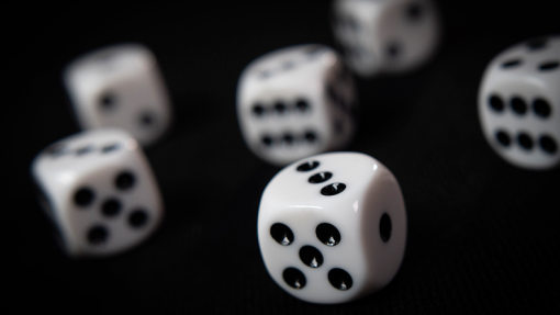 NON GIMMICKED DICE 6 PACK/WHITE - Tony Anverdi