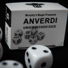 NON GIMMICKED DICE 6 PACK/WHITE - Tony Anverdi