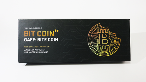 Bit Coin Gaff: Bite Coin (Goud) - SansMinds Creative Lab